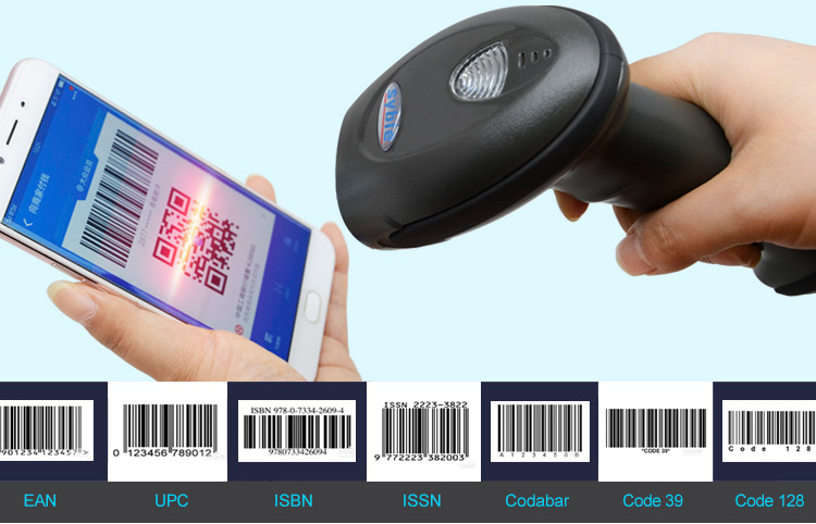 bluetooth barcode scanner cordless scanner 