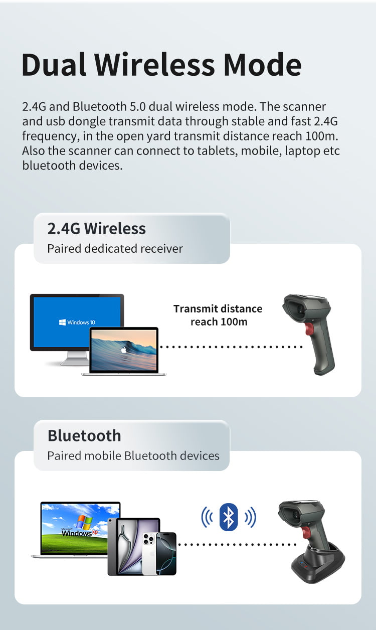 bluetooth 2d barcode scanner