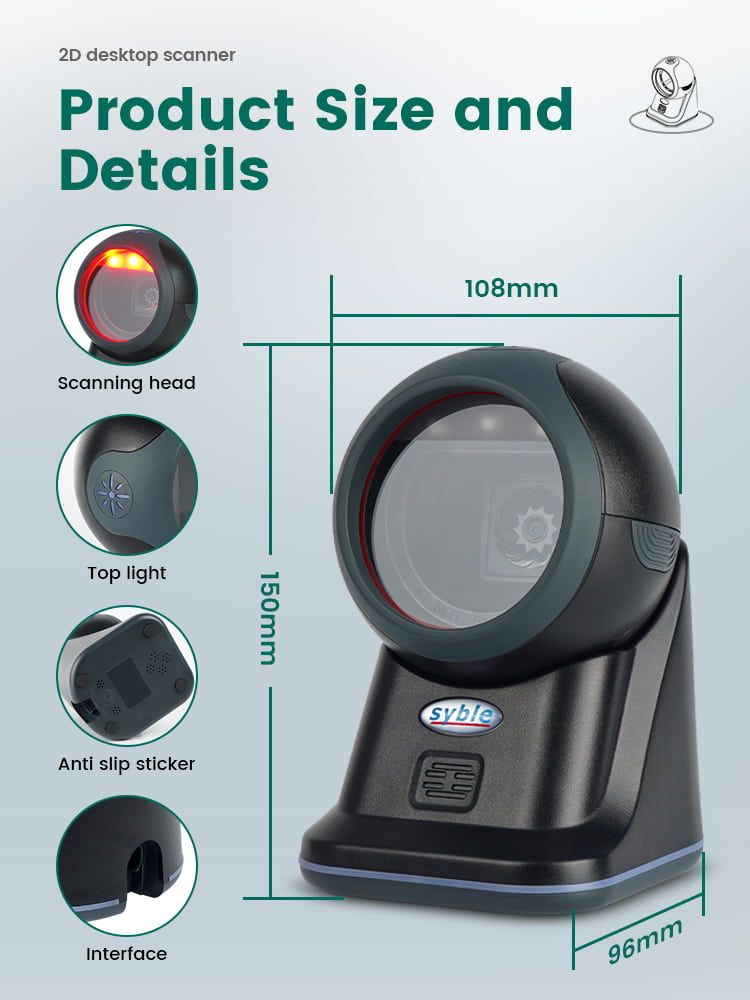 Syble barcode scanner