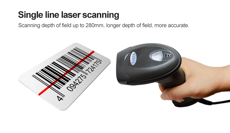 1d wired barcode scanner
